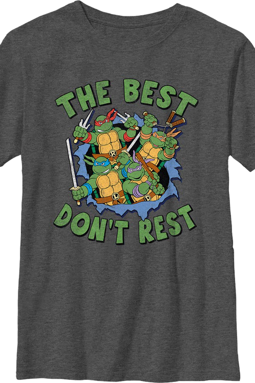Boys Youth The Best Don't Rest Teenage Mutant Ninja Turtles T-Shirtmain product image