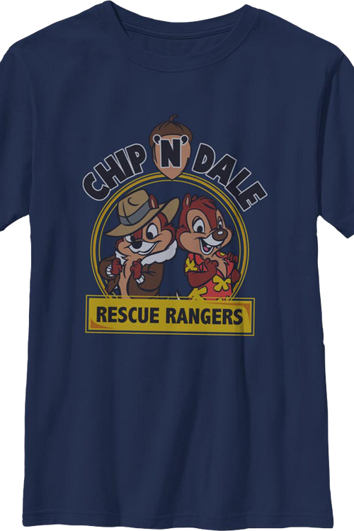 Boys Youth Vintage Logo Chip 'n Dale Rescue Rangers Shirtmain product image