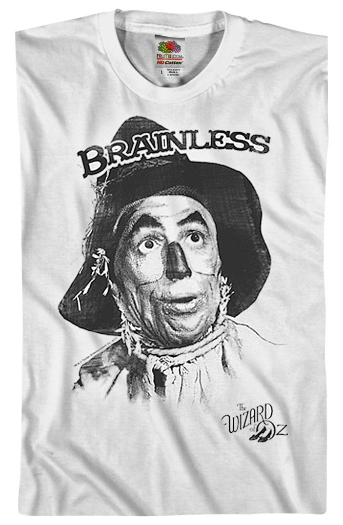 Brainless Scarecrow Wizard Of Oz T-Shirt