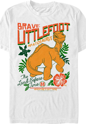 Brave Littlefoot Land Before Time T-Shirt