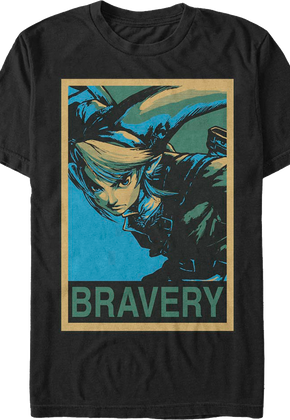Bravery Link Poster Legend of Zelda Nintendo T-Shirt