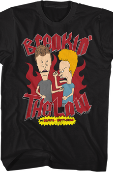 Breakin' The Law Beavis And Butt-Head T-Shirt