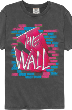 Brick Wall Pink Floyd Comfort Colors Brand T-Shirt