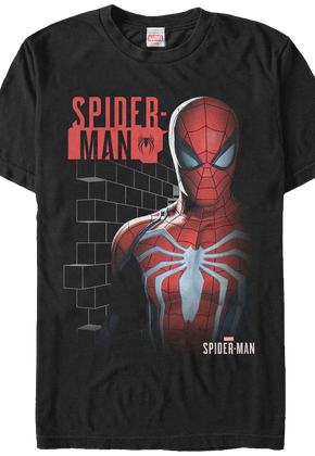 Brick Wall Spider-Man T-Shirt