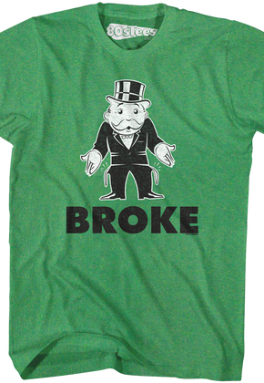 Broke Monopoly Rich Uncle Moneybags T-Shirt