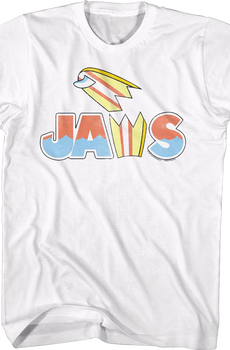 Broken Surfboard Jaws T-Shirt