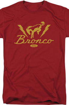Bronco Lightning Bolts Ford T-Shirt