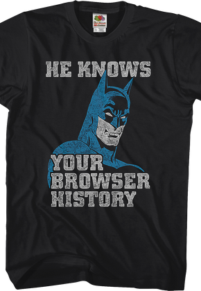 Browser History Batman T-Shirt