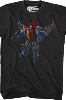 Brush Stroked Starscream Transformers T-Shirt