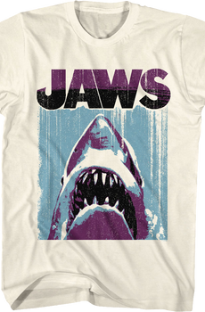 Brushstroke Poster Jaws T-Shirt