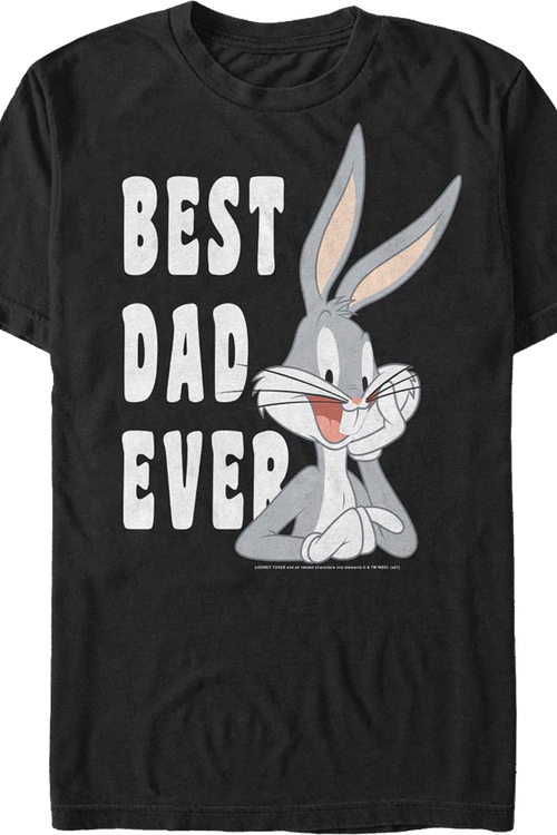 Bugs Bunny Best Dad Ever Looney Tunes T-Shirtmain product image
