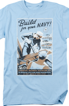 Build For Your Navy T-Shirt