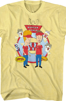 Burger World Beavis And Butt-Head T-Shirt