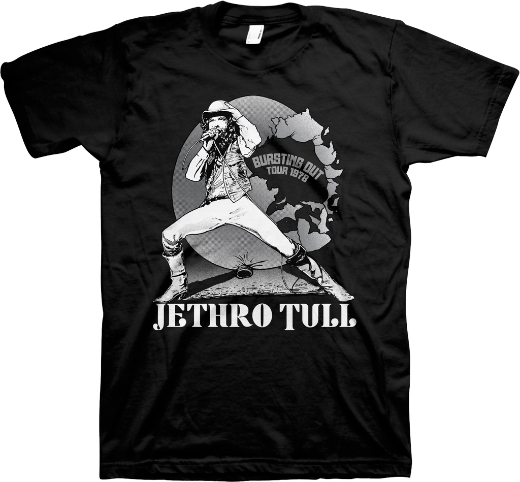 Maglietta Jethro Tull Ian Anderson – Gildan – Taglie Dalla S Alla 5XL