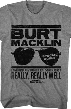 Burt Macklin Parks And Recreation T-Shirt