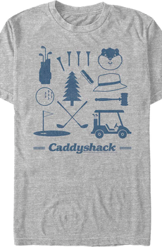 Bushwood Country Club Icons Caddyshack T-Shirt