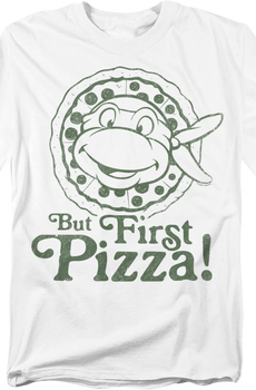 But First Pizza Teenage Mutant Ninja Turtles T-Shirt