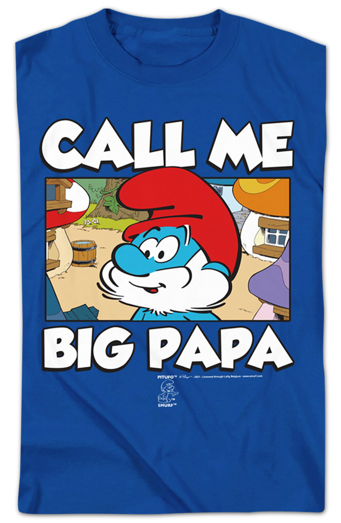 big papa smurf shirt