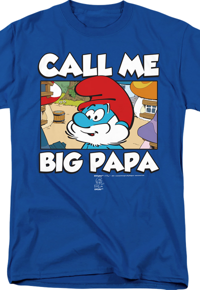 Call Me Big Papa Smurfs T-Shirt