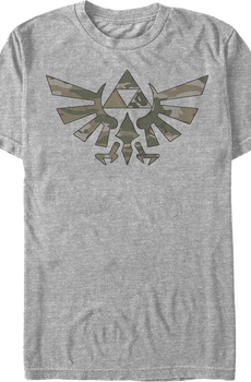 Camouflage Triforce Legend of Zelda T-Shirt