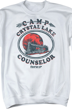 Camp Crystal Lake Counselor Friday the 13th Sweatshirt