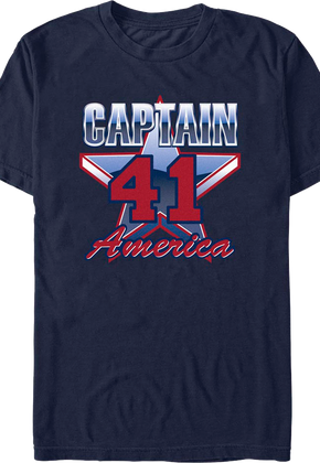 Captain America 41 Star Marvel Comics T-Shirt