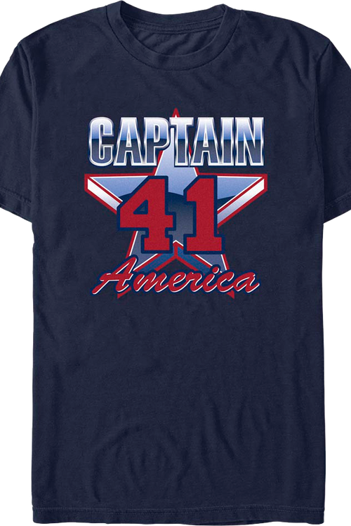Captain America 41 Star Marvel Comics T-Shirtmain product image