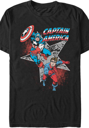 Captain America And Bucky Marvel Comics T-Shirt