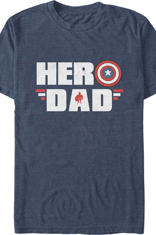 Captain America Hero Dad Marvel Comics T-Shirtmain product image