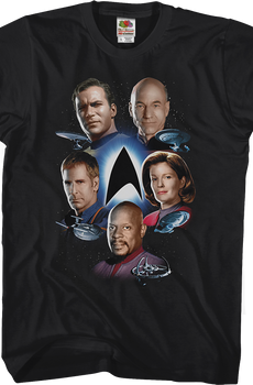 Captains Star Trek T-Shirt