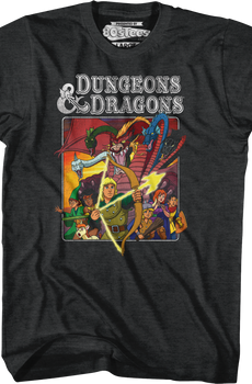 Cartoon Characters Dungeons & Dragons T-Shirt