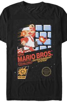 Cartridge Art Super Mario Brothers T-Shirt