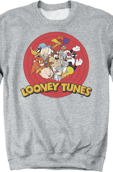 Cast And Logo Looney Tunes Sweatshirt