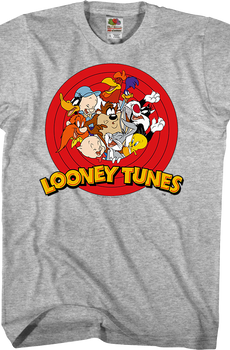 Cast And Logo Looney Tunes T-Shirt