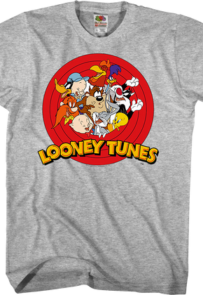 Cast And Logo Looney Tunes T-Shirt