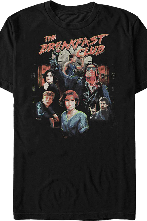 Cast Collage Breakfast Club T-Shirtmain product image