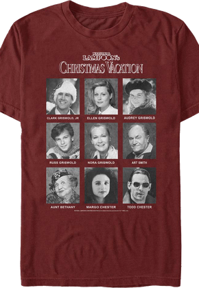 Cast Photos National Lampoon's Christmas Vacation T-Shirt