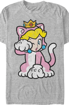 Cat Peach Super Mario Bros. T-Shirt