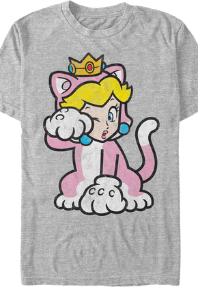 Cat Peach Super Mario Bros. T-Shirt