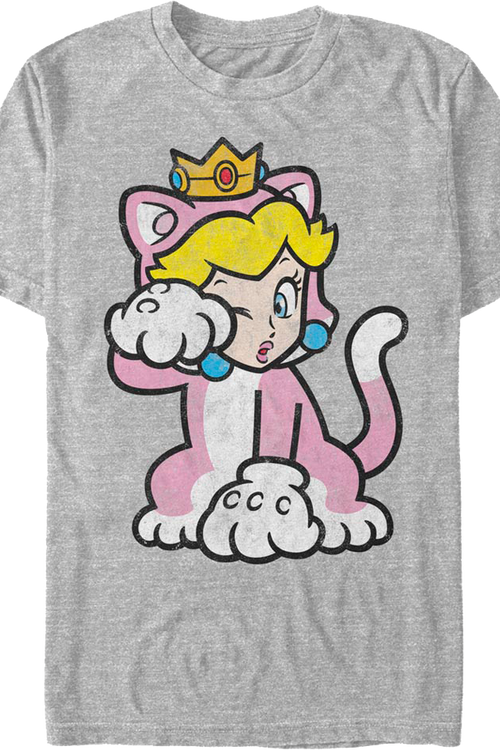 Cat Peach Super Mario Bros. T-Shirtmain product image