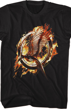 Catching Fire Poster Hunger Games T-Shirt