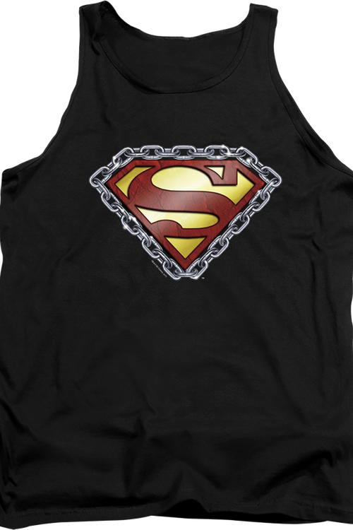 Chained Logo Superman Tank Topmain product image