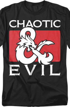 Chaotic Evil Dungeons & Dragons T-Shirt