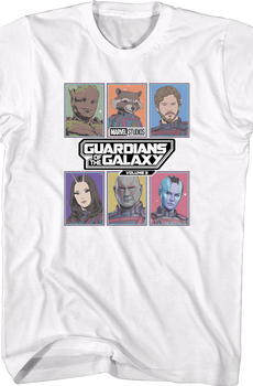 Character Boxes Guardians Of The Galaxy Volume 3 T-Shirt