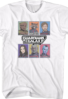 Character Boxes Guardians Of The Galaxy Volume 3 T-Shirt