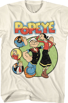 Character Circles Popeye T-Shirt
