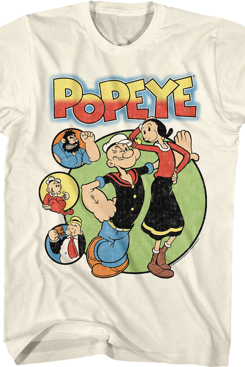 Character Circles Popeye T-Shirtmain product image