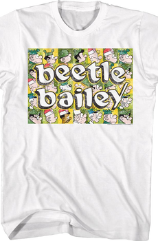 Character Collage Beetle Bailey T-Shirt