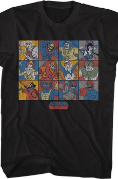 Character Panels Masters of the Universe T-Shirt