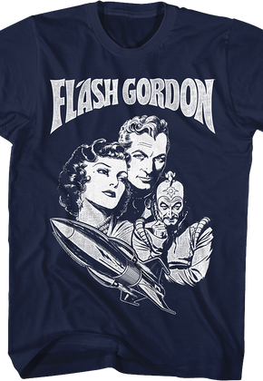 Characters Rocket Flash Gordon T-Shirt
